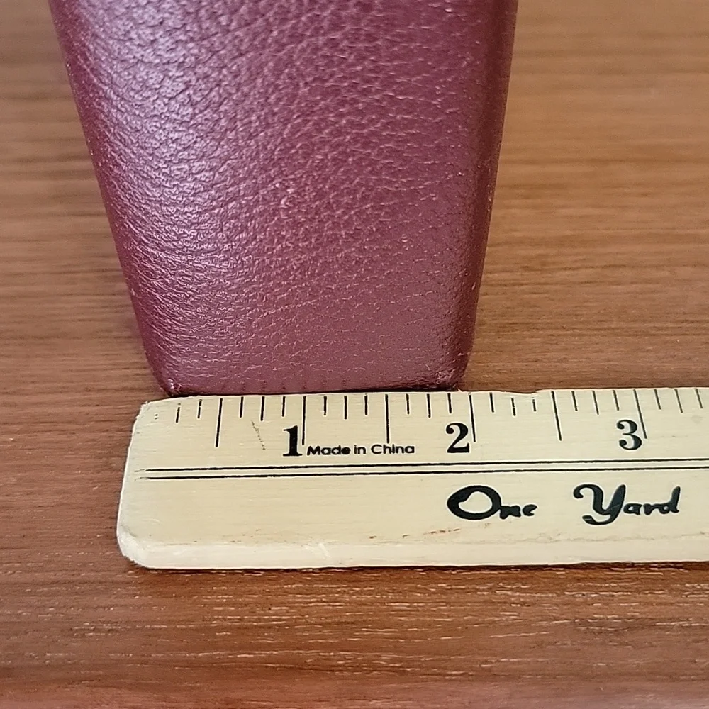 Vintage Franklin Covey Quest Leather Zip Binder Planner 7 Ring Bin3
